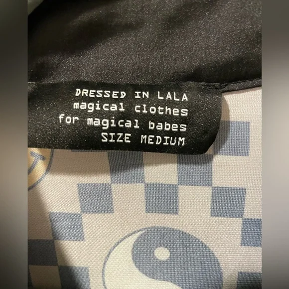 Dressed in LaLa | Lala Satin Playsuit in Groovy Girl | Medium - Picture 8 of 10